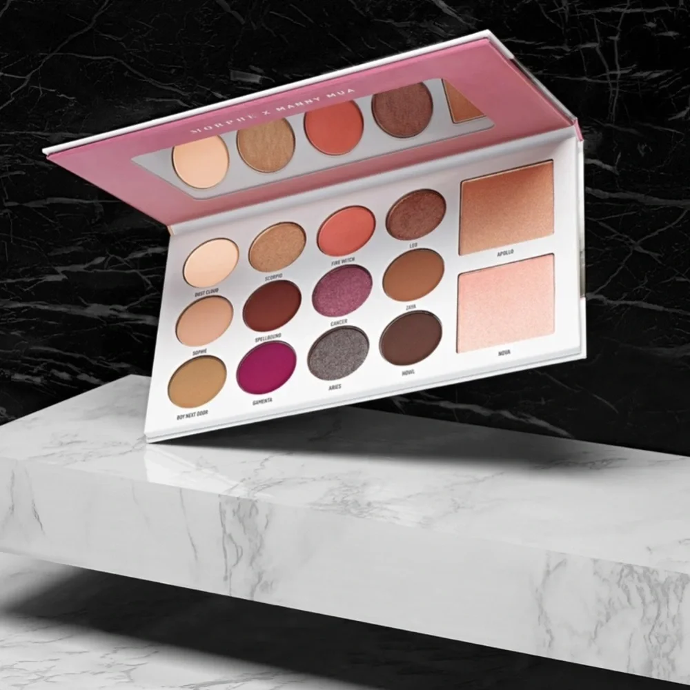 🌈 MORPHE X MANNY MUA GLAM PALETTE